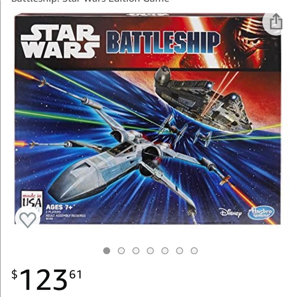New in Box Star Wars Battleship Game